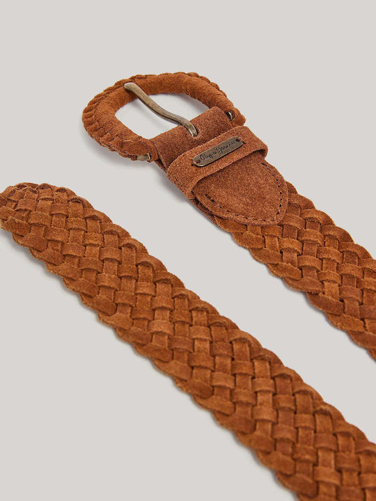 Leather Women's Belt Brown