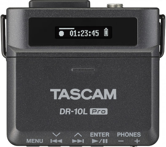 Tascam DR-10 L Pro Monophonic Digital Portable Recorder Battery for Recording on Memory Card with Recording Duration 24.5 Hours and USB Power Supply