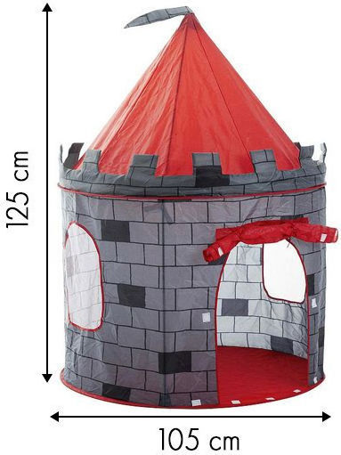 I-Play Kids Castle Pop Up Tent Gray for Ages 3 and Up