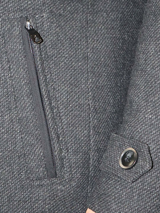 Men's Half Coat Ανθρακί 401sc05