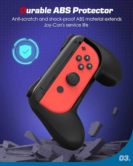 Nintendo MoKo Lily Зарядна станция за 2 контролера Превключвател / Превключвател OLED Черен