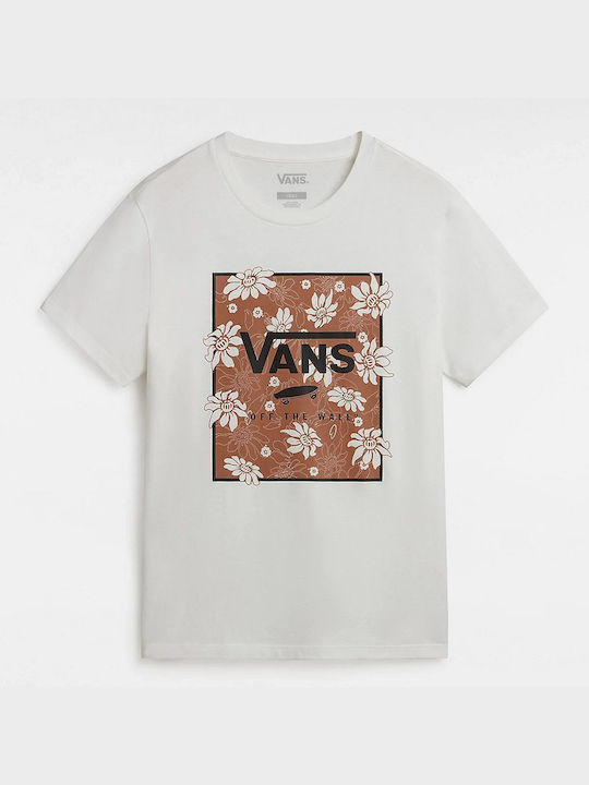 Vans Γυναικείο T-shirt Floral Μπεζ