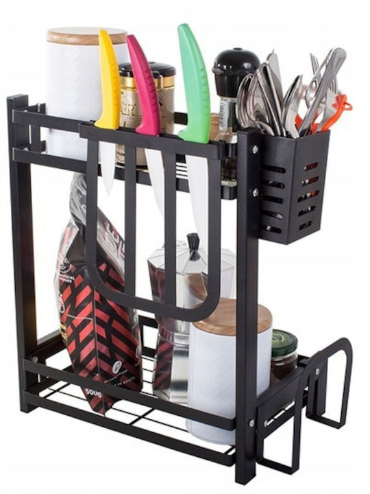 Suport De Masă Metalic 40x35x22.5cm Negru