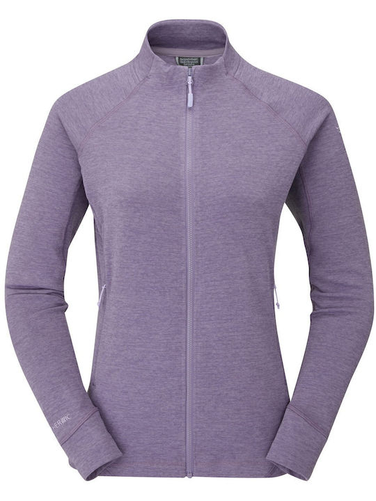 Fleece Jachetă de damă în Violet Culoare