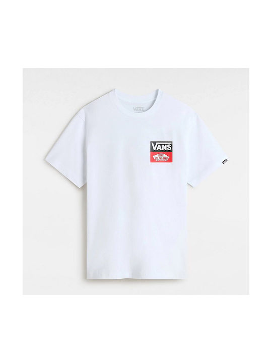 Vans Tricou pentru copii Alb