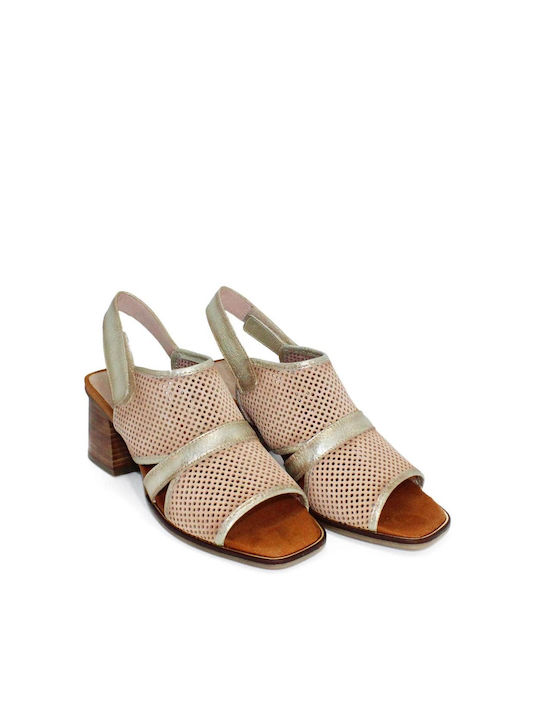 Hispanitas Anatomic Leather Women's Sandals Beige