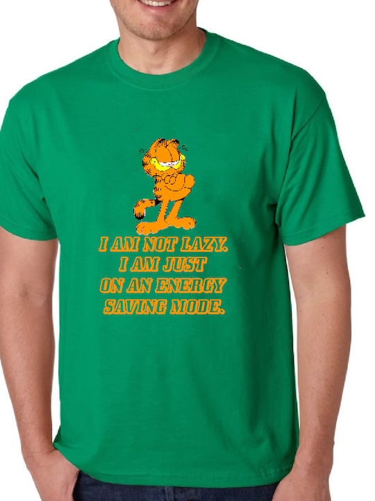 Fruit of the Loom Lazy Garfield T-shirt Βαμβακερό Lazy Garfield Original