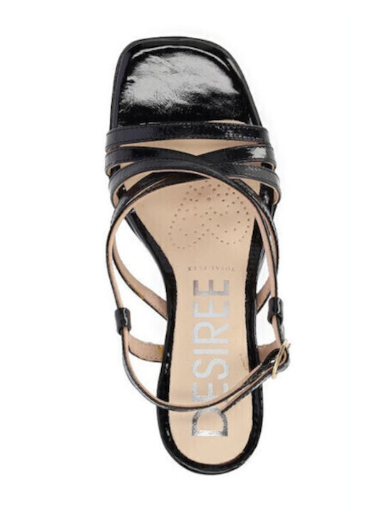 Leder Sandalen Schwarz