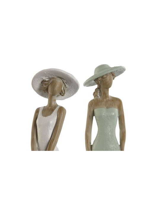 Home Esprit Decorative Figures Set Made of Polyresin S3053678 7.5x7.5x30cm