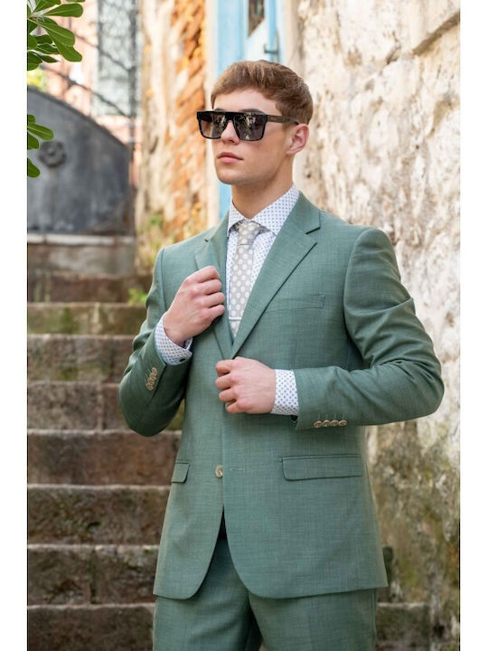 Italian Job Men's Suit Green