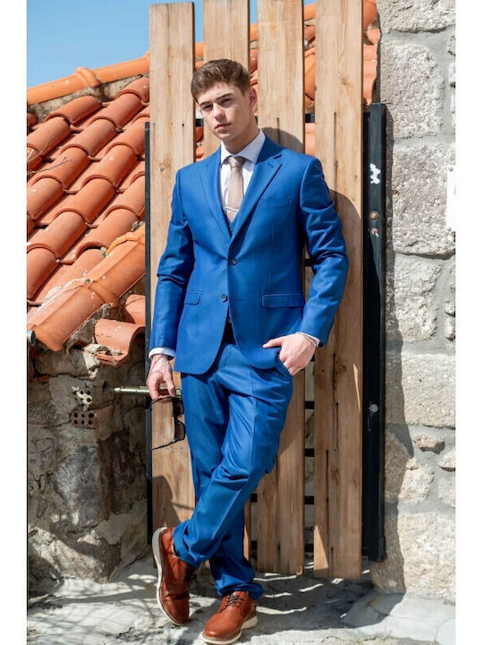 Sommer Herrenanzug Blue Navy