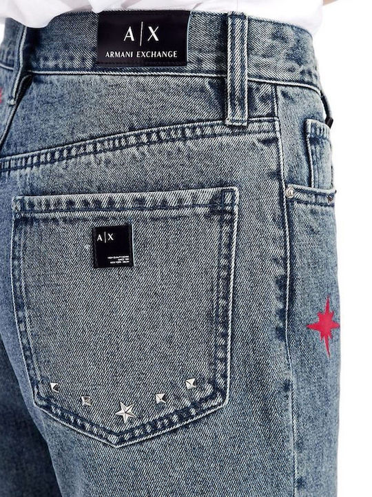 Women's Jean Trousers in Carrot Fit Niebieski
