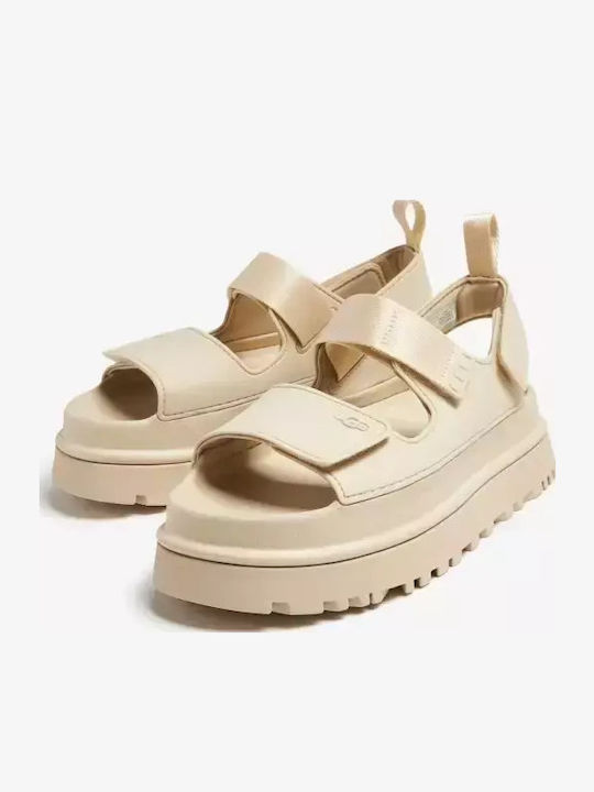 GoldenGlow Women's Flat Sandals sea salt Regular Fit