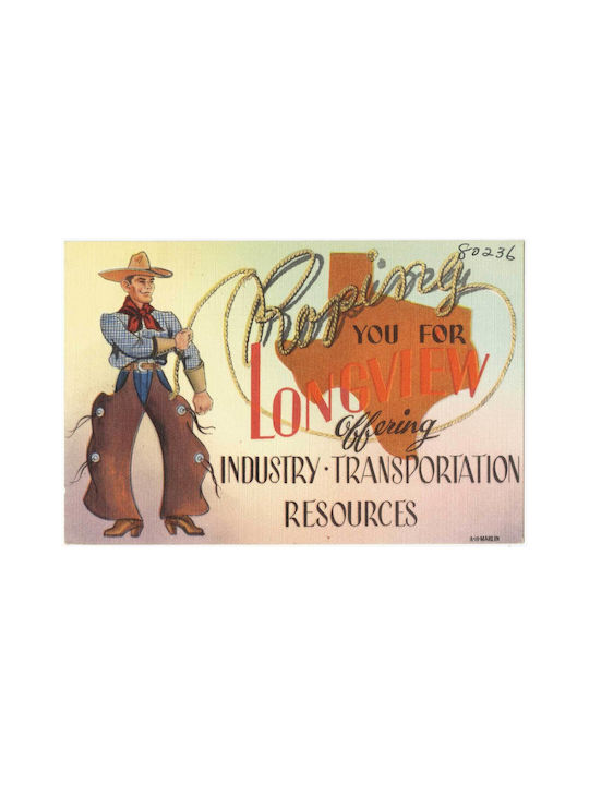 Roping You For Longview Offering, Industry - Transportation Resources Картина на Платно 90x60см