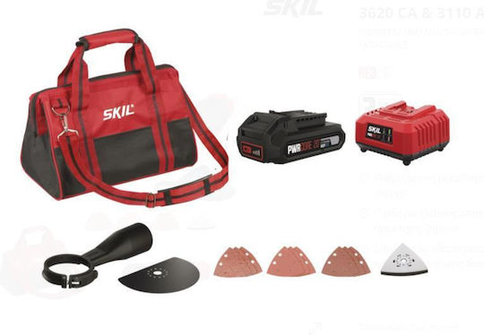 Skil 3620 CA & 3110 AA Oscilant Multifuncțional electric 20V 1x2.5Ah cu control de viteză