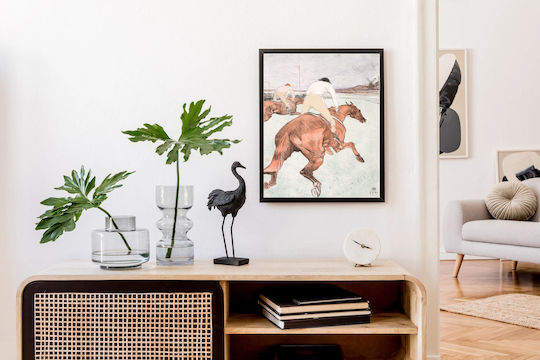 Le Jockey Gemälde auf Leinwand 40x50cm