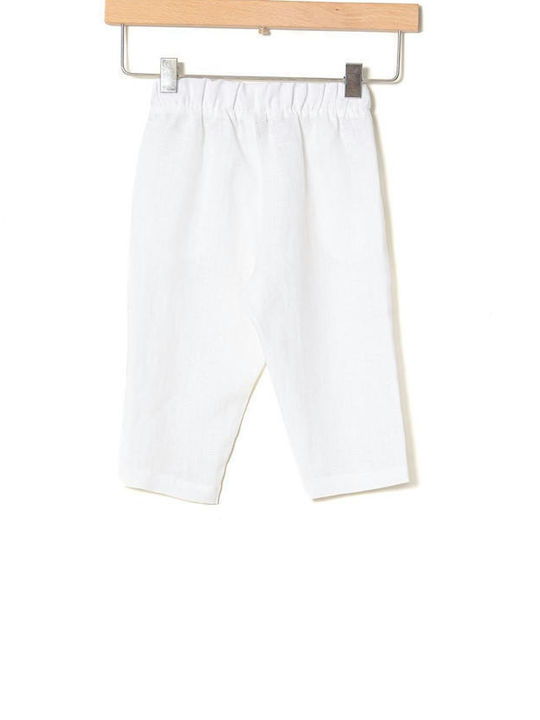 Yell Oh! Kids Linen Trousers white