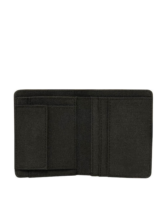 Classic Vertical Klein Stoff Damen Geldbörse Klassisch Schwarz
