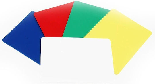Karten schneiden 5 Farben