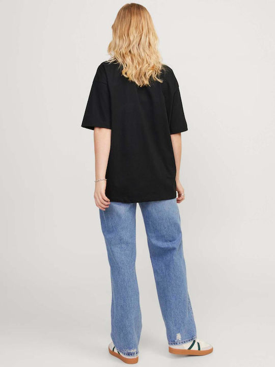 Jack & Jones Damen Oversized T-shirt Schwarz