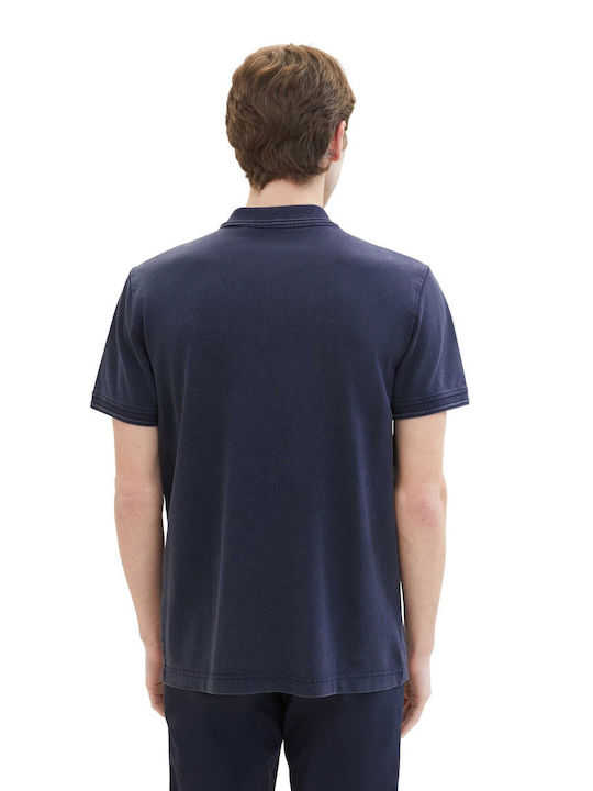 Tom Tailor Men's Short Sleeve T-shirt Blue