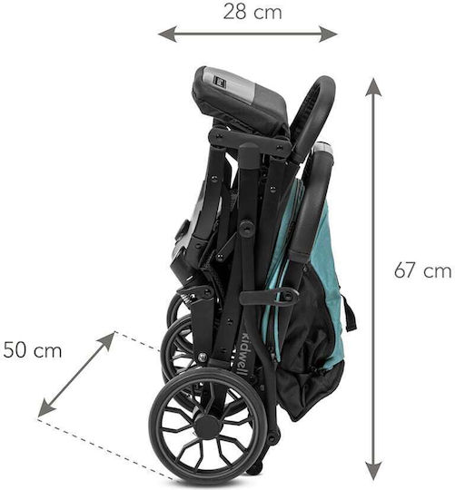 Kidwell Regenschirm Kinderwagen Für 6+ Monate Grüner 7,9kg