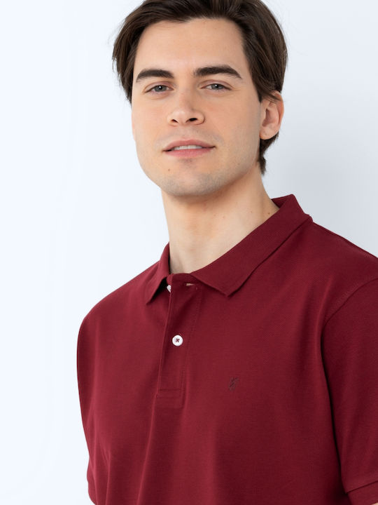 Polo Tricou Sport Burgundy