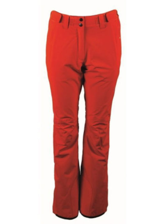 GTS Moda Italia 6101L_W9 Women's Trousers for Ski & Snowboard Red