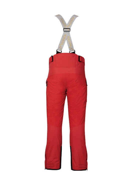 Phenix ESM23OB10-SP Men's Dungarees for Ski & Snowboard Red