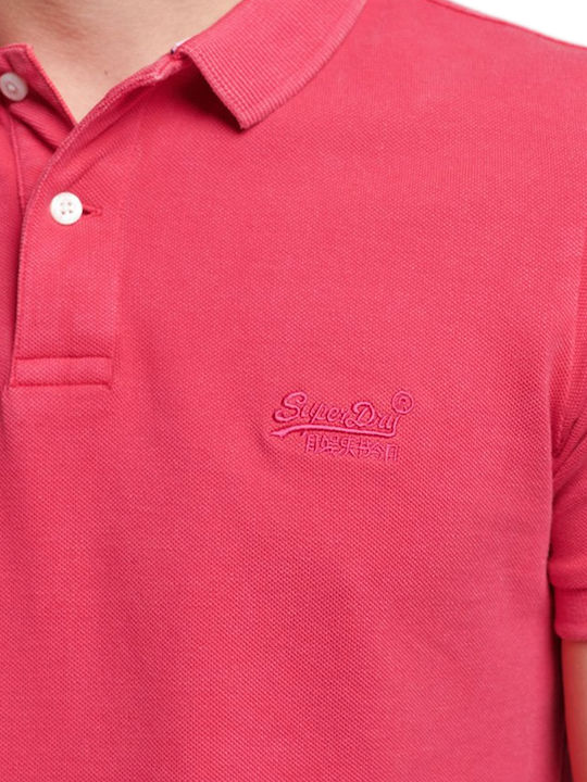 Herrenblusen Polo T-Shirt Rosa
