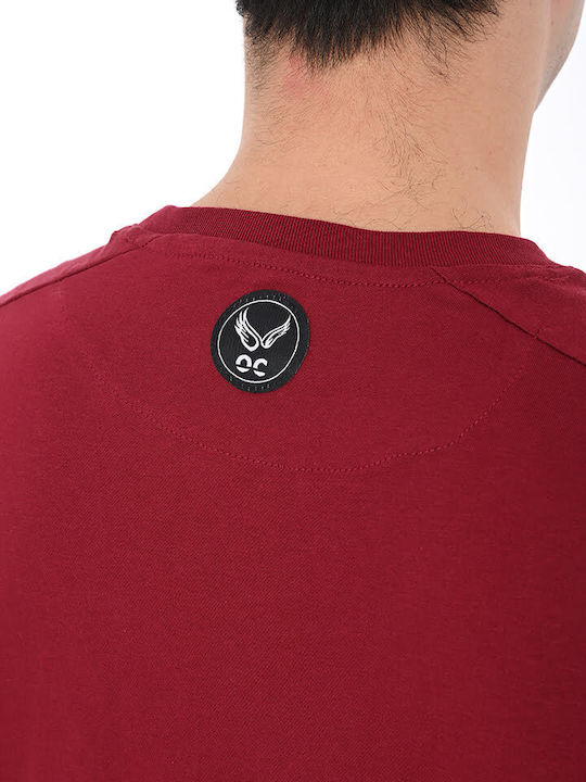 T-Shirt Burgundisch