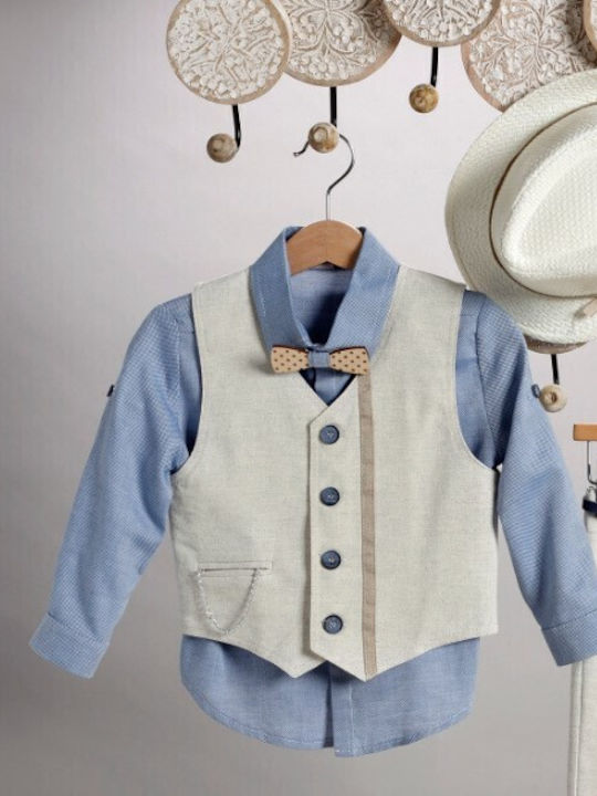 New Life Baptism Suit Gray 6 Pieces