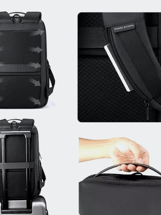 Mark Ryden Τσάντα Πλάτης για Laptop 15.6" με Θύρα USB σε Μαύρο χρώμα MR9111X-00