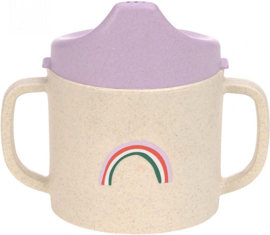 Laessig Educational Sippy Cup Plastic with Handles Lilac 150ml