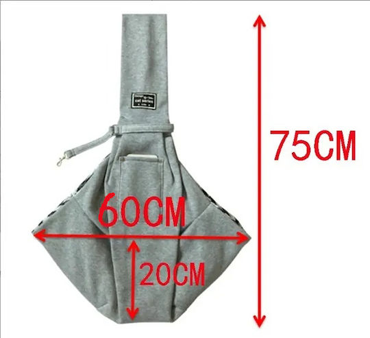 Hundetragetasche Für Transport Hund Und Katze Bis 7kg Blau M60xB20xH75cm