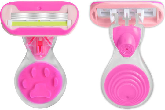 Female razor 5 blades With spare head. Lubricating strip with Aloe & Vitamin E to protect your skin soft and fresh from any irritation. Get a free replacement head.