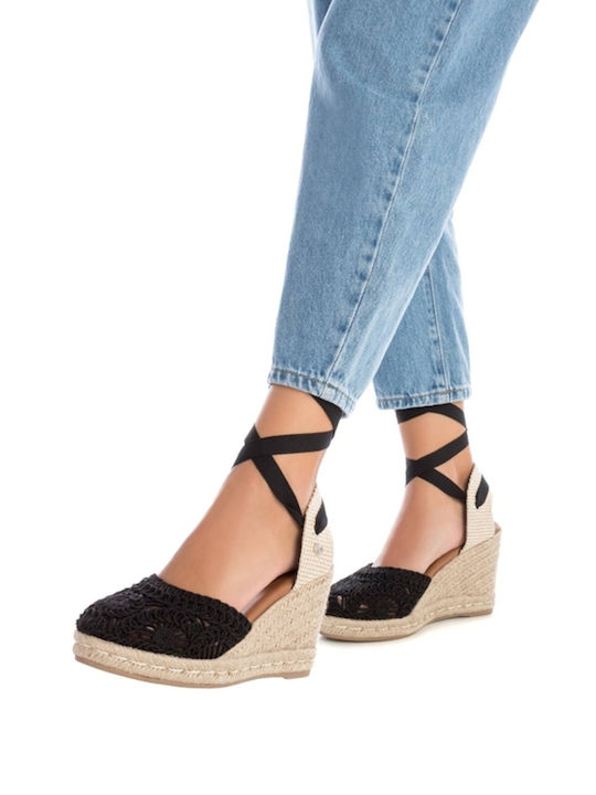 Xti Women's Platform Espadrilles Black