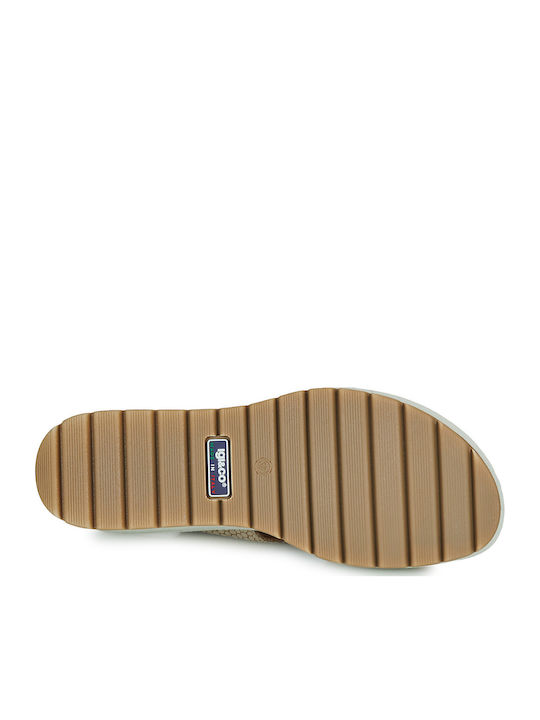 Women's Platform Shoes Beige