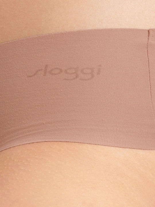 Hipster Γυναικεία Slip 2Pack χωρίς Ραφές Σοκολατί