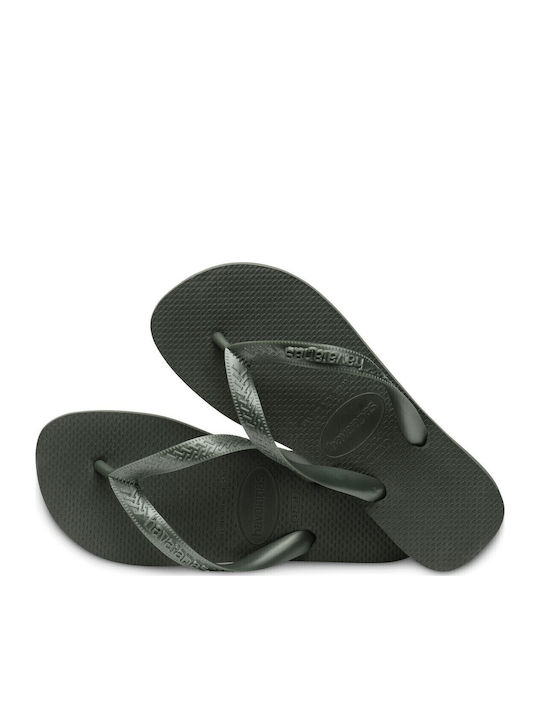 Top Tiras Senses Flip Flops In Khaki Colour