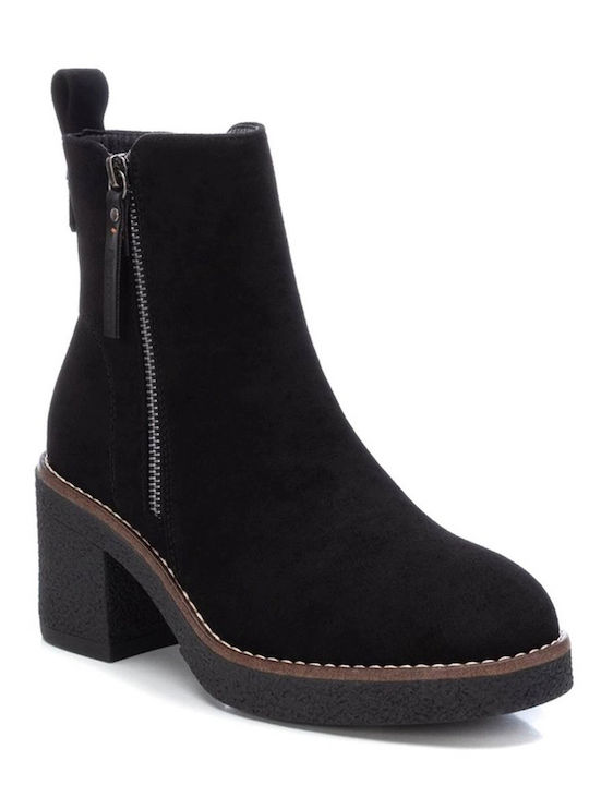 Refresh Damen Knöchelstiefel Schwarz