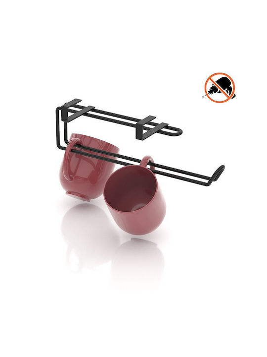 Tekno-Tel Pendant Shelf Inox 27x7x9cm Black