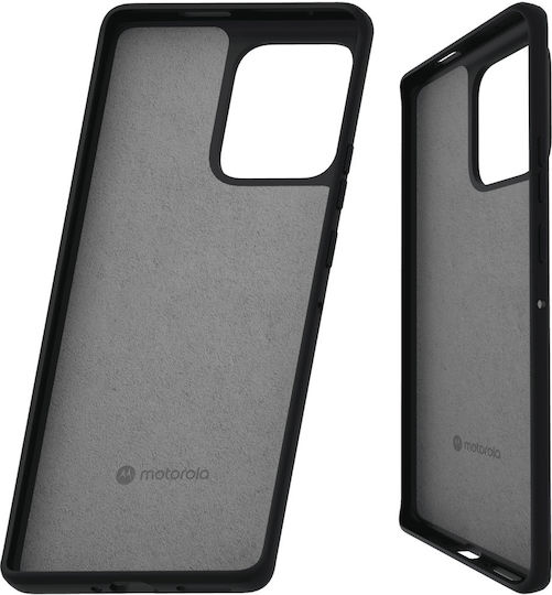 Motorola Umschlag Rückseite Schwarz (Motorola Edge 40 Pro)