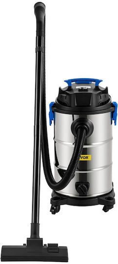 Vevor Σκούπα Υγρών / Στερεών 1200W με Ανοξείδωτο Κάδο 25lt