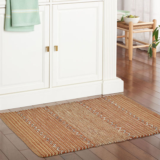 Lino Home Velmar Rechteckige Küchenmatte Rust 60x90εκ.