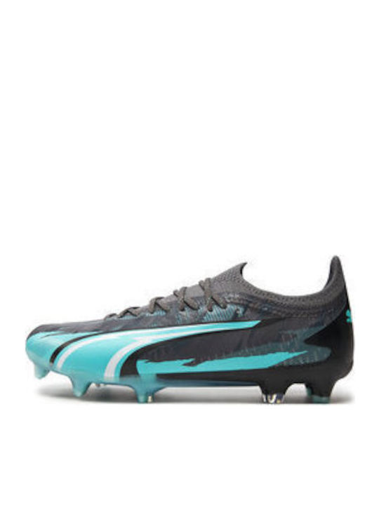 PUMA Ultra Ultimate Ποδοσφαιρικά Παπούτσια με Τάπες FG/AG Γκρι
