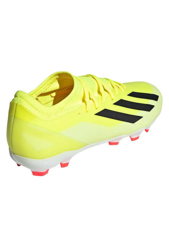 adidas X Crazyfast League Football Shoes with Cleats Yellow