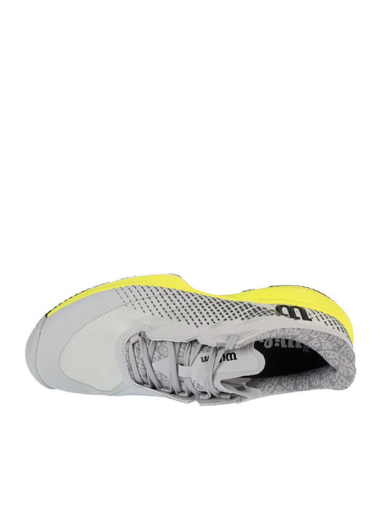 Wilson Kaos Swift 1.5 Ανδρικά Παπούτσια Τένις για Χωμάτινα Γήπεδα Γκρι