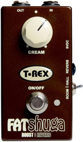 T-Rex Fat Shuga Boost Reverb Pedale Nachhall Elektroakustische Instrumente, E-Gitarre und E-Bass