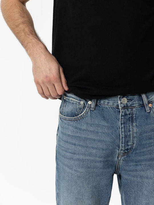 Men's Jeans Pants with Relaxed Fit Blue